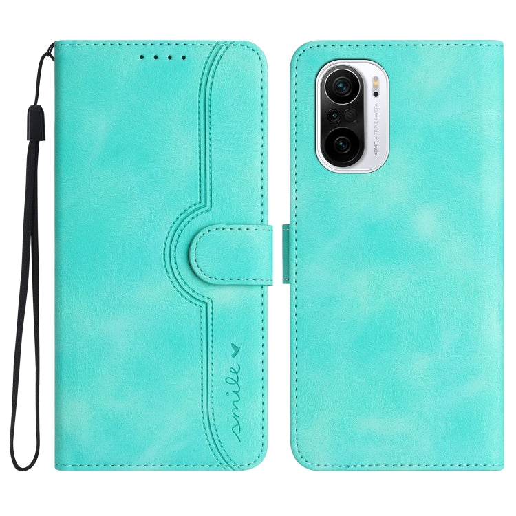 Heart Pattern Skin Feel Leather Phone Case