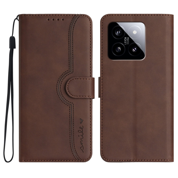 Heart Pattern Skin Feel Leather Phone Case