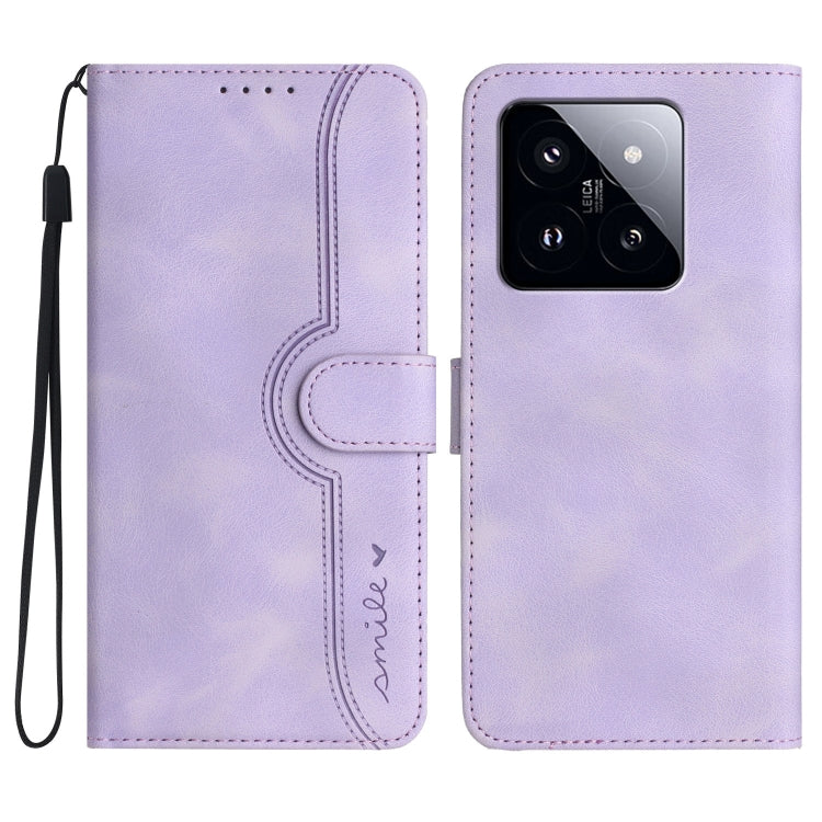 Heart Pattern Skin Feel Leather Phone Case