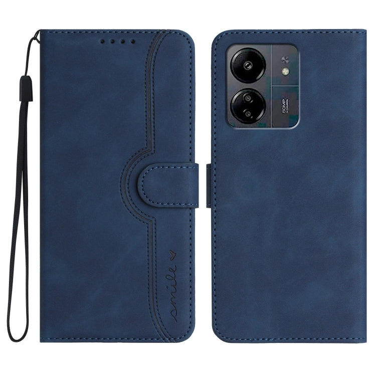 Heart Pattern Skin Feel Leather Phone Case