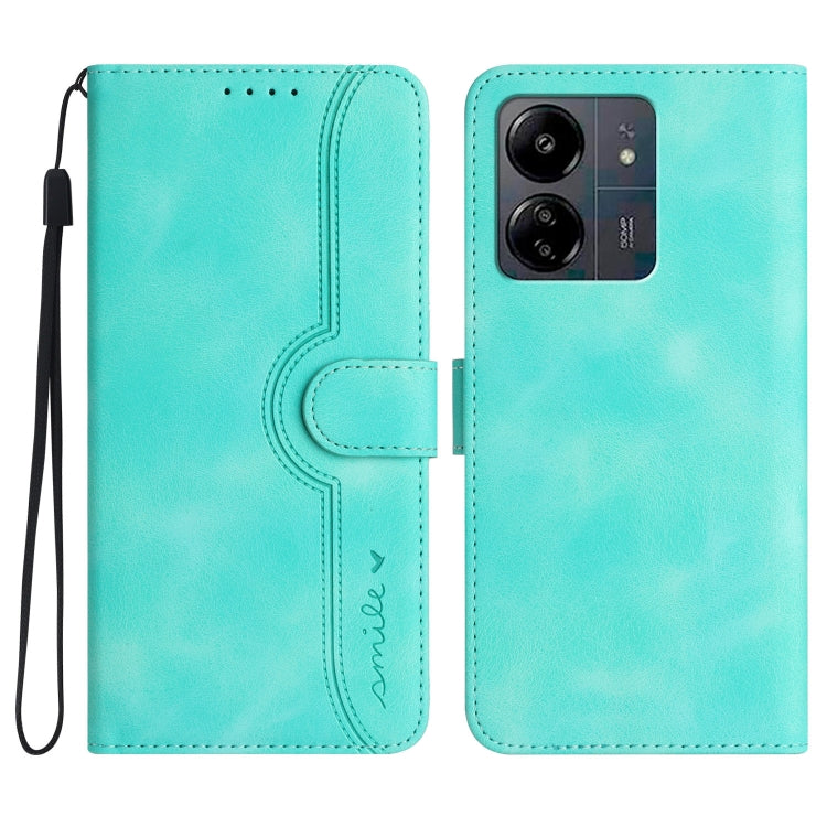 Heart Pattern Skin Feel Leather Phone Case