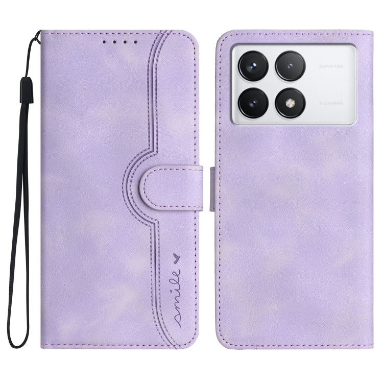 Heart Pattern Skin Feel Leather Phone Case