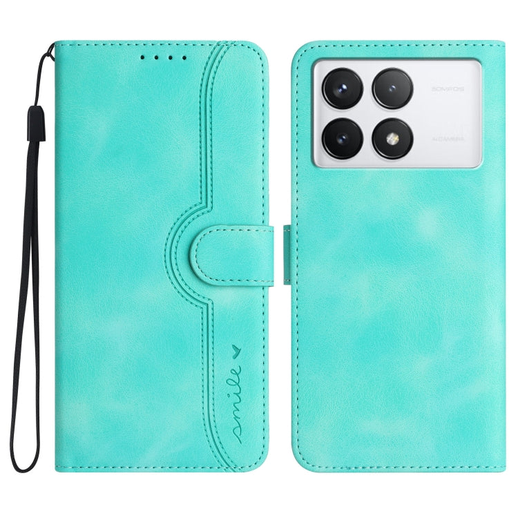 Heart Pattern Skin Feel Leather Phone Case
