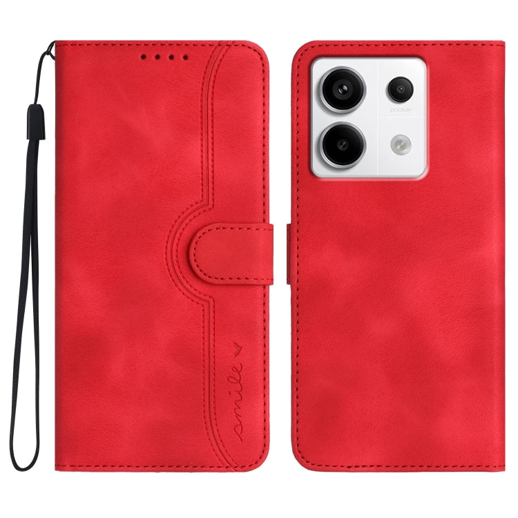 Heart Pattern Skin Feel Leather Phone Case