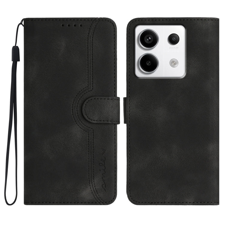 Heart Pattern Skin Feel Leather Phone Case