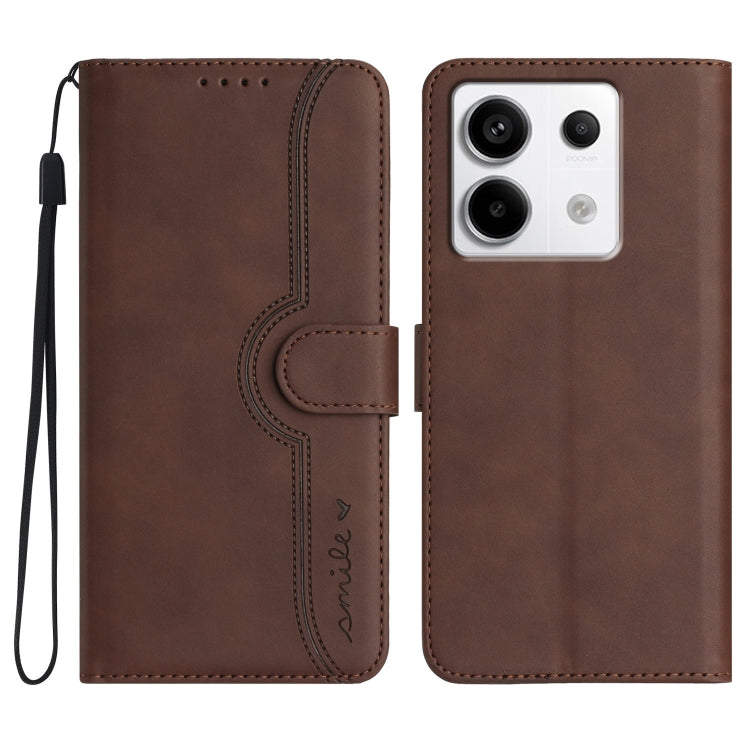 Heart Pattern Skin Feel Leather Phone Case