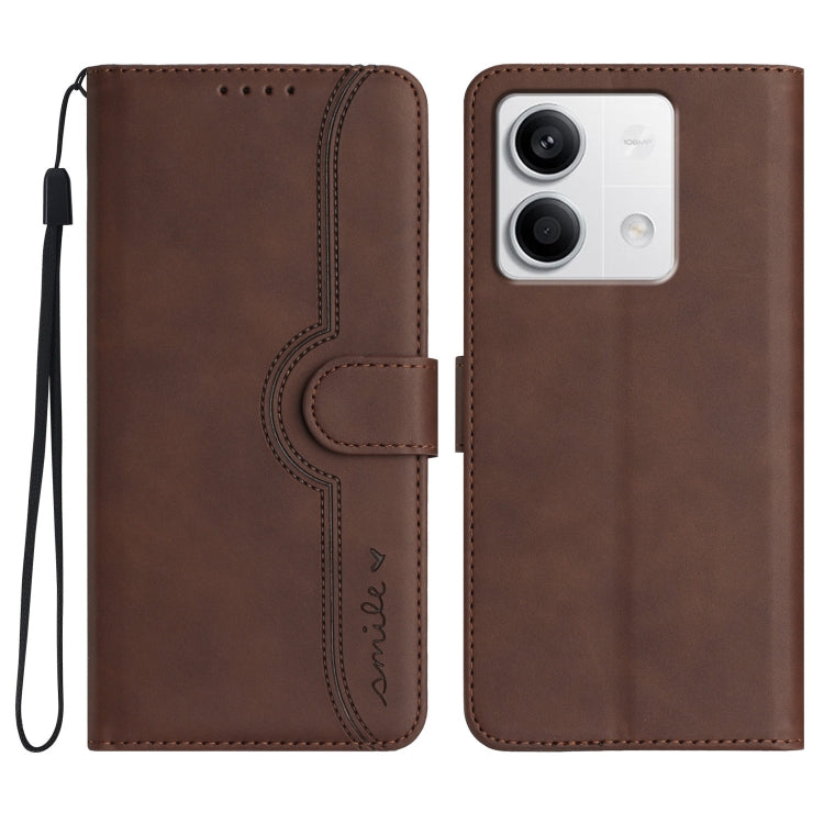 Heart Pattern Skin Feel Leather Phone Case