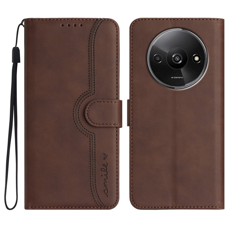 Heart Pattern Skin Feel Leather Phone Case