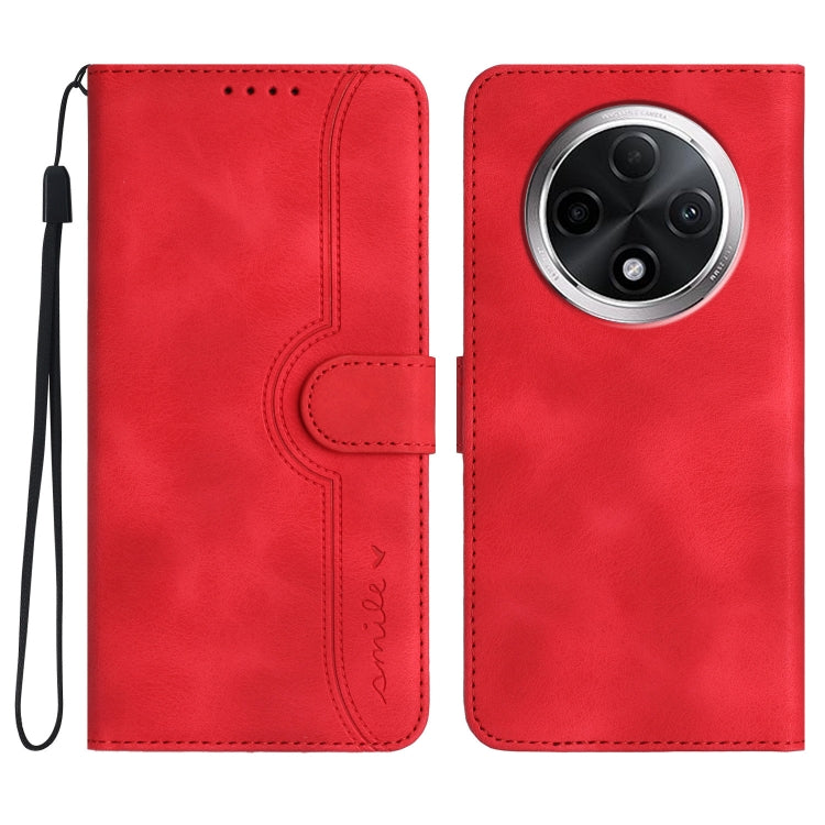 Heart Pattern Skin Feel Leather Phone Case