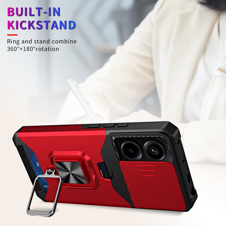 Camera Shield Card Slot PC+TPU Phone Case