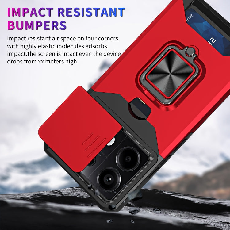 Camera Shield Card Slot PC+TPU Phone Case
