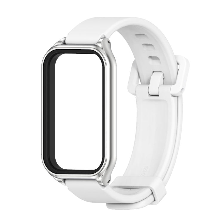 Mijobs Metal Shell Silicone Watch Band