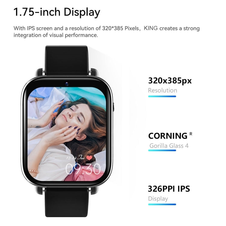 Montre connectée Z20 4G LTE avec écran de 1,75 pouce, Android 9, 1 Go + 16 Go, 4 Go + 64 Go, 4 Go + 128 Go