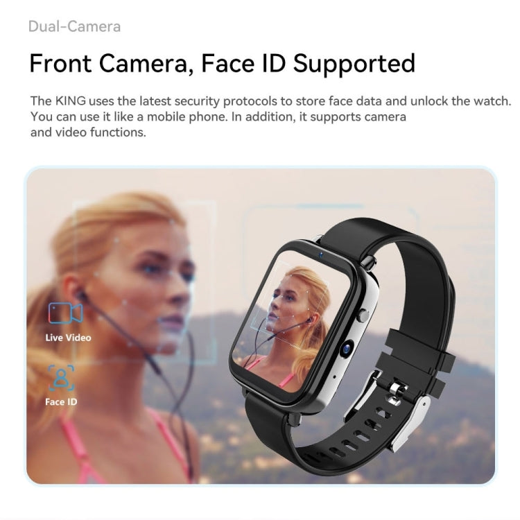 Z20 1.75 inch Screen 4G LTE Smart Watch Android 9 OS, 4GB+128GB