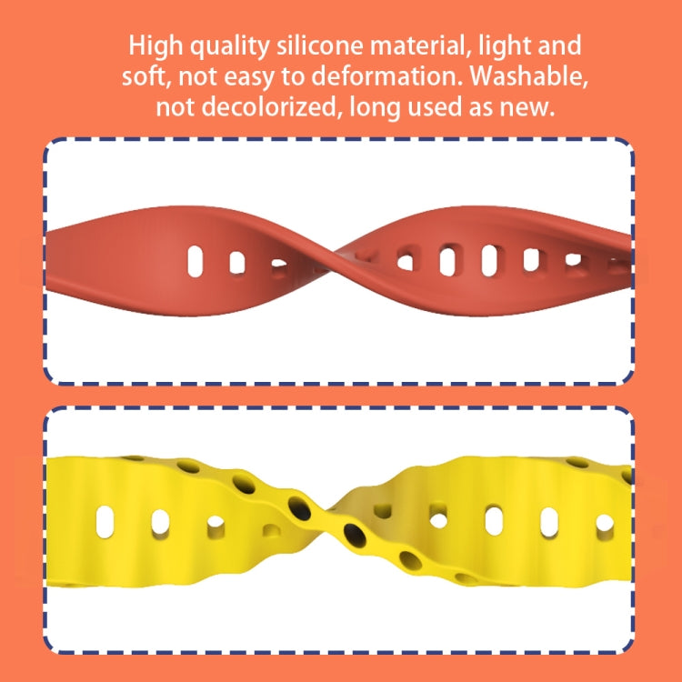 Mijobs Metal Shell Ocean Silicone Watch Band