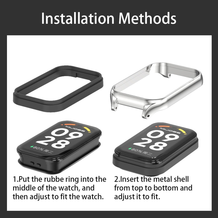 Mijobs Metal Shell + Milan Magnetic Metal Watch Band