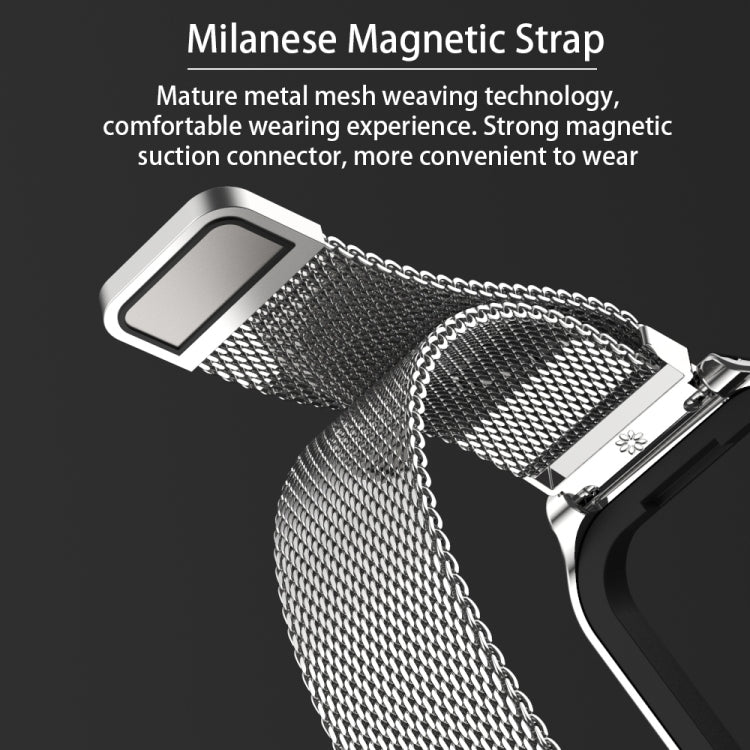 Mijobs Metal Shell + Milan Buckle Metal Watch Band