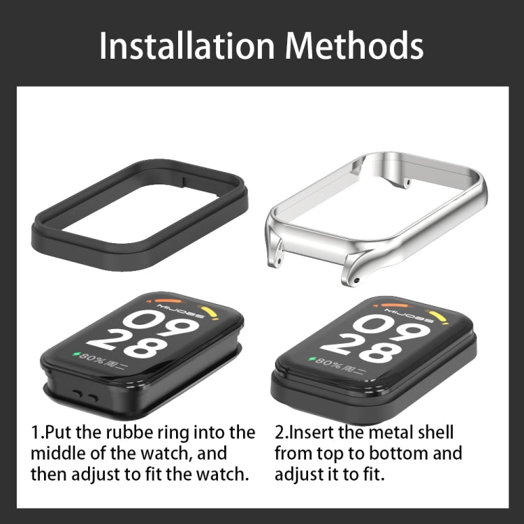 Mijobs Metal Shell + Milan Buckle Metal Watch Band