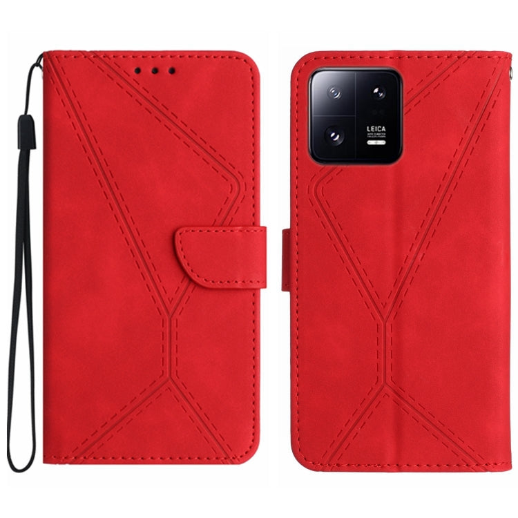 Stitching Embossed Leather Phone Case