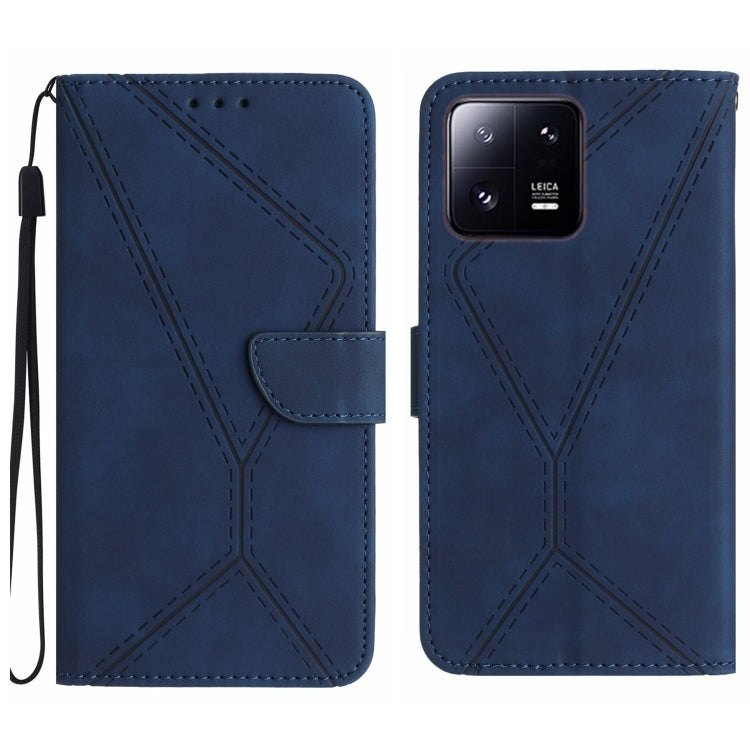 Stitching Embossed Leather Phone Case