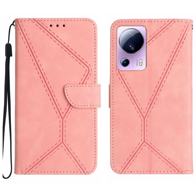 Stitching Embossed Leather Phone Case