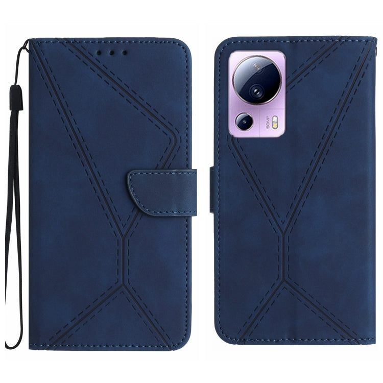 Stitching Embossed Leather Phone Case