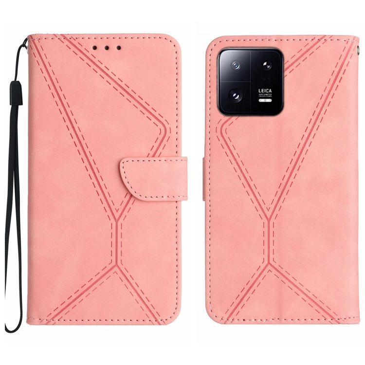 Stitching Embossed Leather Phone Case