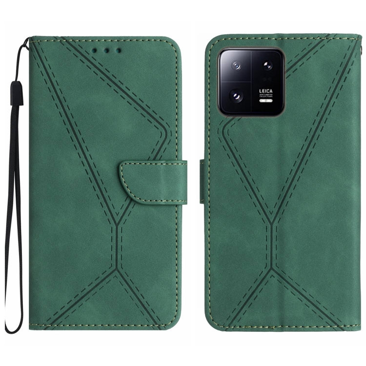 Stitching Embossed Leather Phone Case