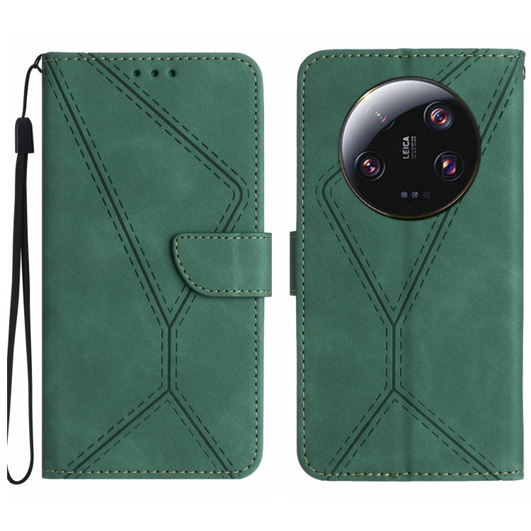 Stitching Embossed Leather Phone Case