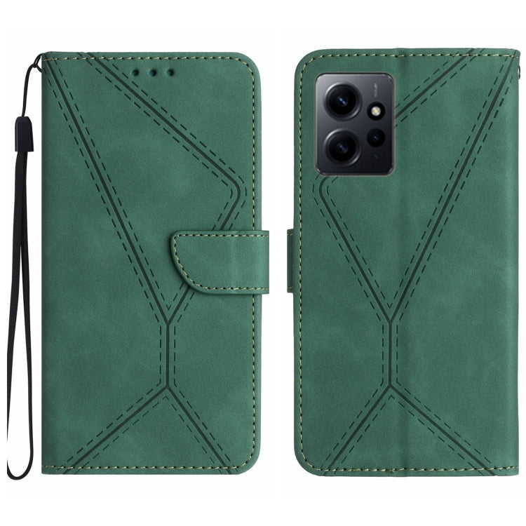 Stitching Embossed Leather Phone Case