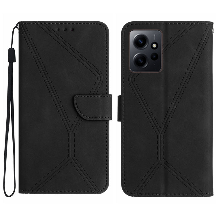 Stitching Embossed Leather Phone Case