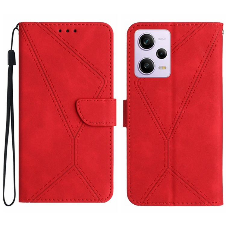 Stitching Embossed Leather Phone Case