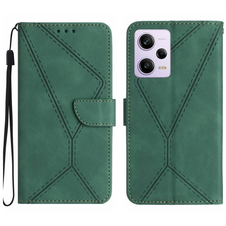 Stitching Embossed Leather Phone Case