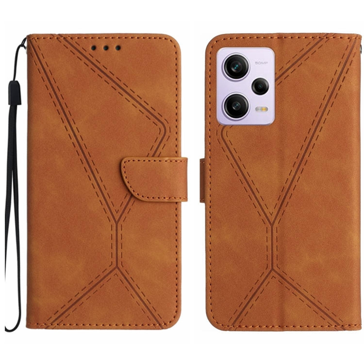 Stitching Embossed Leather Phone Case