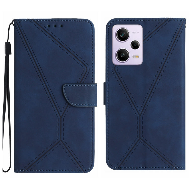 Stitching Embossed Leather Phone Case