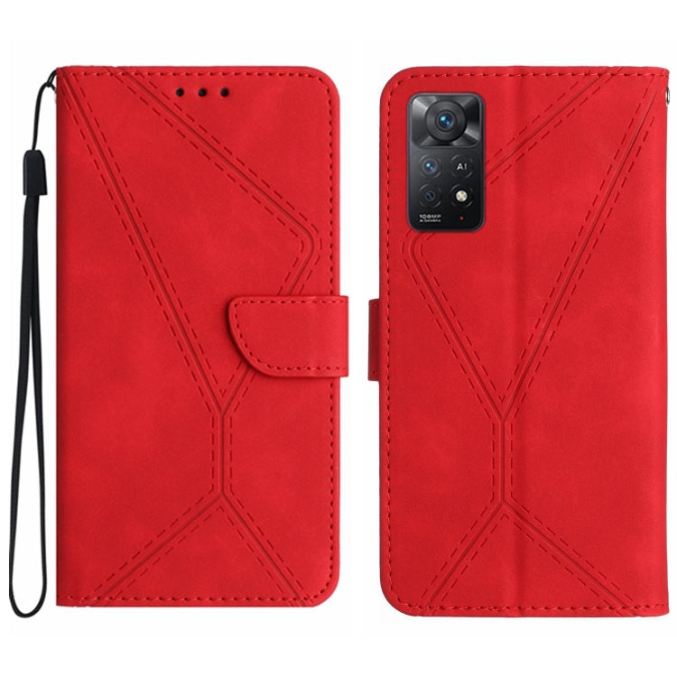 Stitching Embossed Leather Phone Case