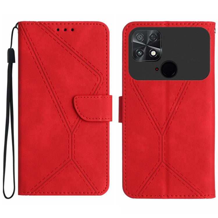 Stitching Embossed Leather Phone Case