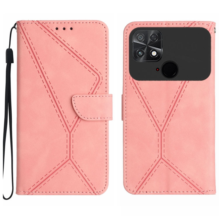 Stitching Embossed Leather Phone Case