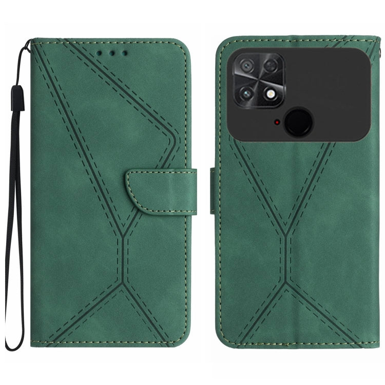 Stitching Embossed Leather Phone Case