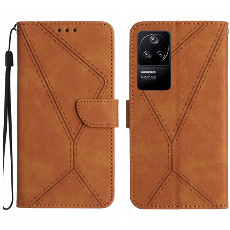 Stitching Embossed Leather Phone Case