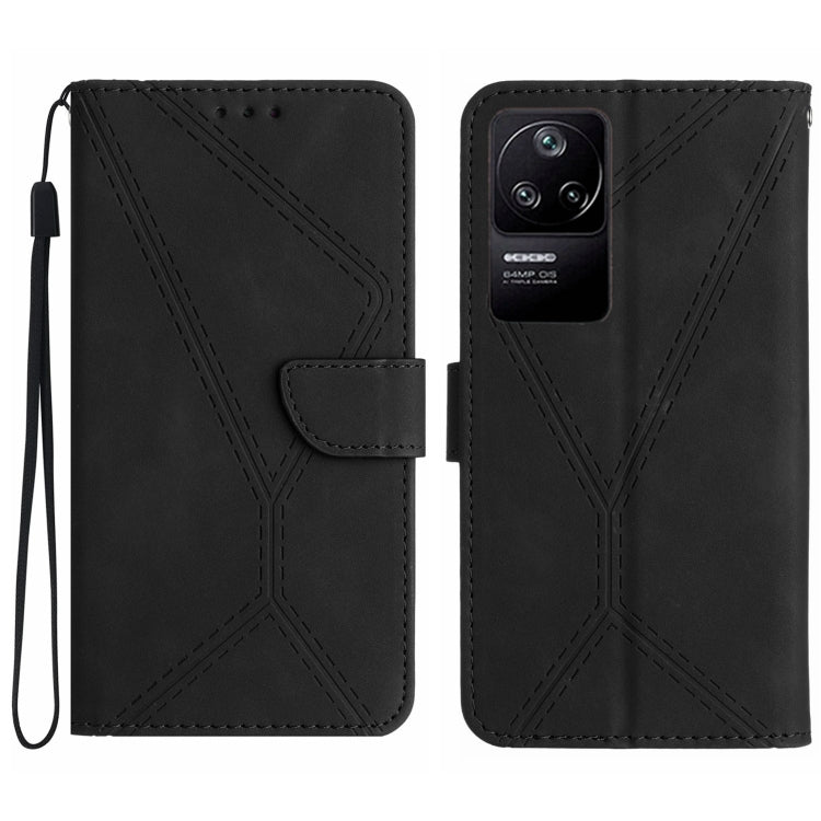 Stitching Embossed Leather Phone Case