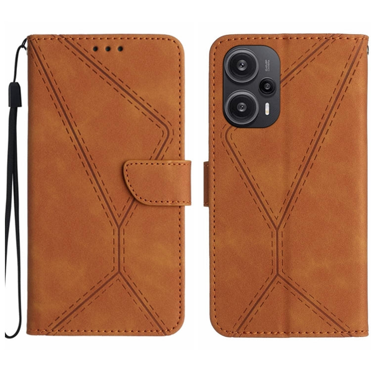Stitching Embossed Leather Phone Case