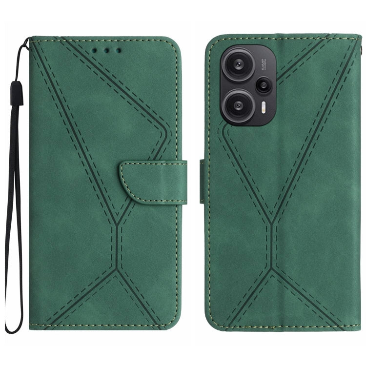 Stitching Embossed Leather Phone Case