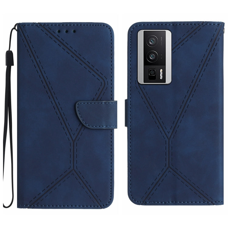 Stitching Embossed Leather Phone Case
