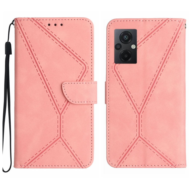 Stitching Embossed Leather Phone Case