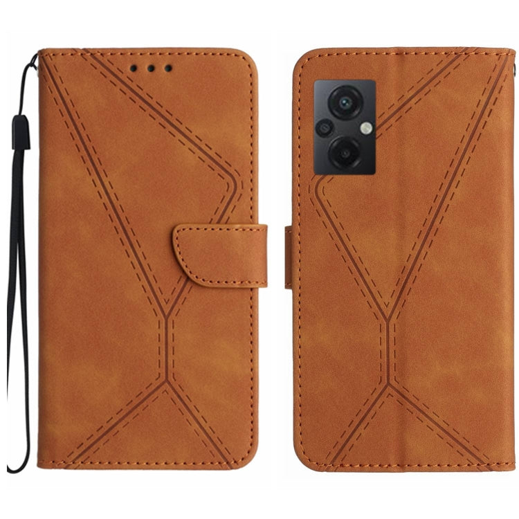 Stitching Embossed Leather Phone Case