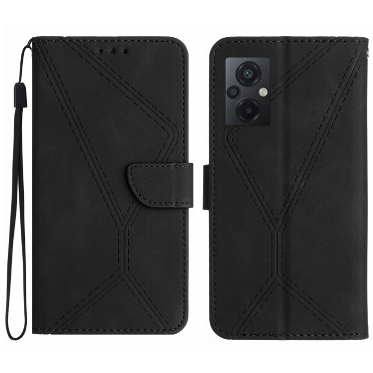 Stitching Embossed Leather Phone Case