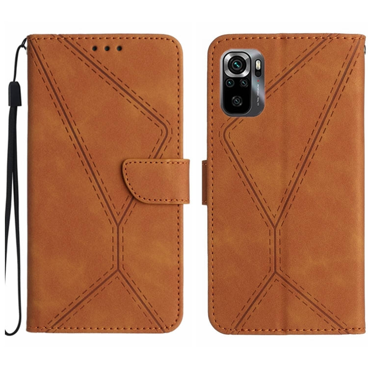 Stitching Embossed Leather Phone Case