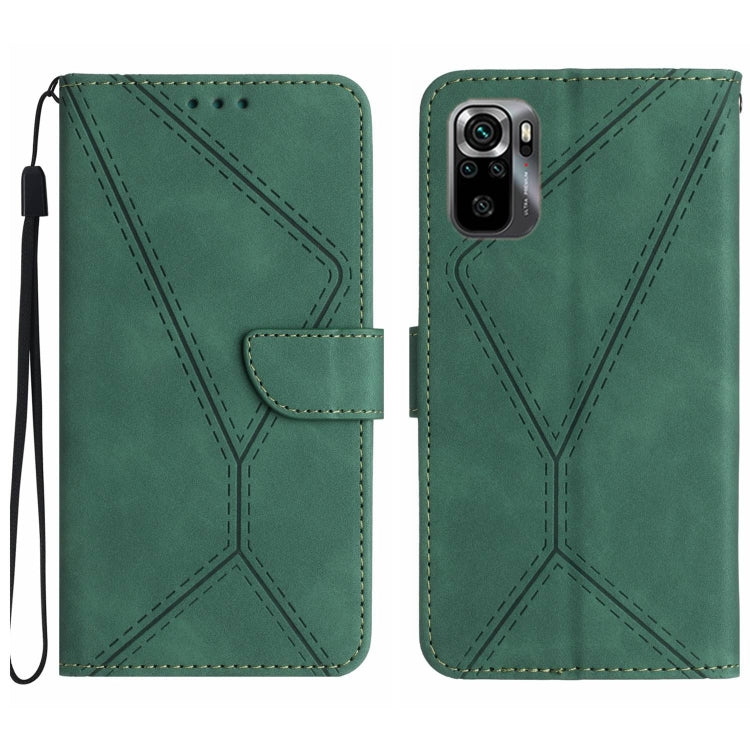 Stitching Embossed Leather Phone Case