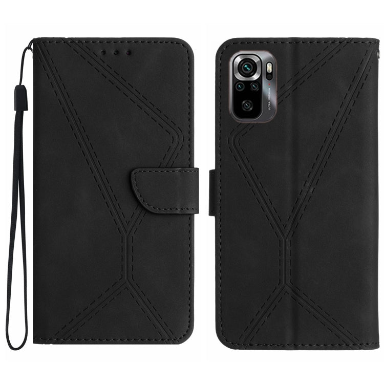 Stitching Embossed Leather Phone Case